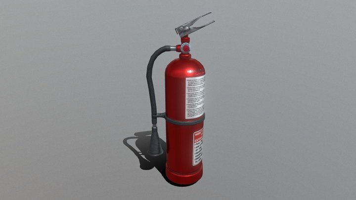 Fire-extinguishers 3D models - Sketchfab