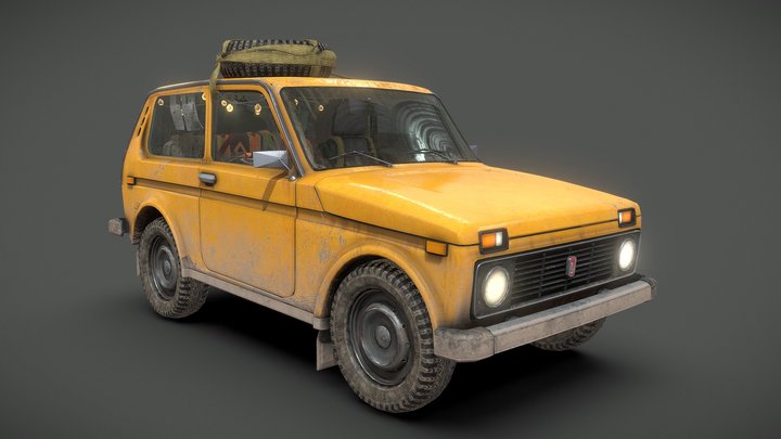 Someones 1980's Lada Niva 3D Model