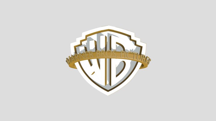 Warner Bros. (1999) Shield Model. 3D Model
