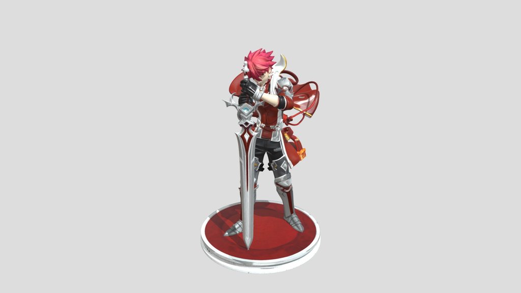 Dawnblade Paladin Elsword Stand