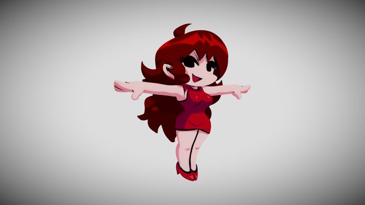 FNF GF model 3D Model
