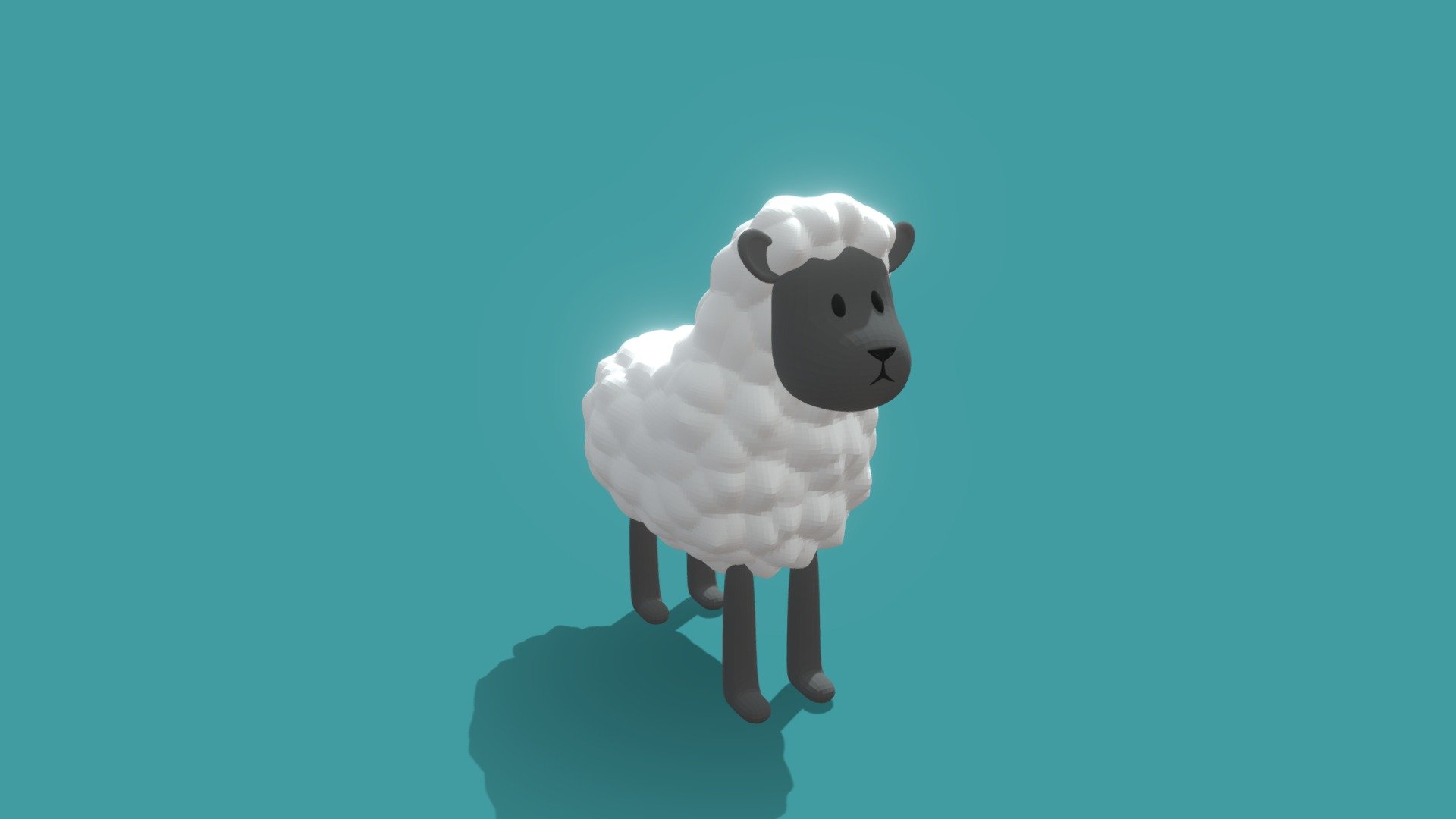 Cartoon Sheep - Download Free 3d Model By  Yen  [10f9803] - Sketchfab