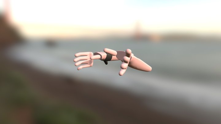 La-Goon Hands 3D Model