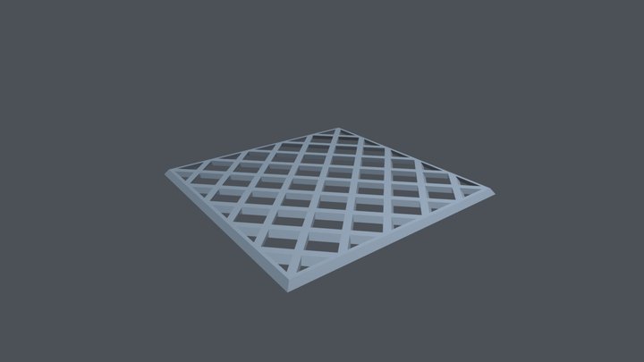 Floor Grid 3D Model
