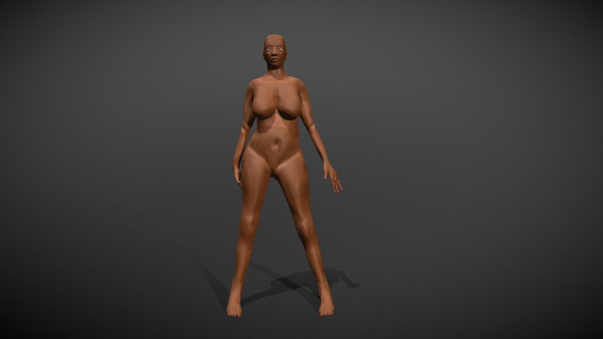 Game ready female model
