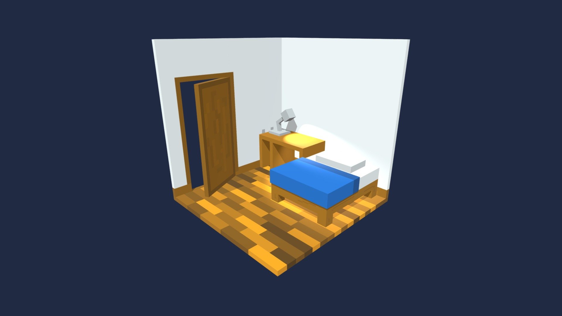 Bedroom 3d Model By Animatronix [10fc98e] Sketchfab