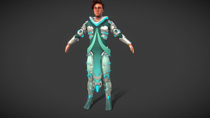 { Chara Design } School Project - Hard Surface 3D Model