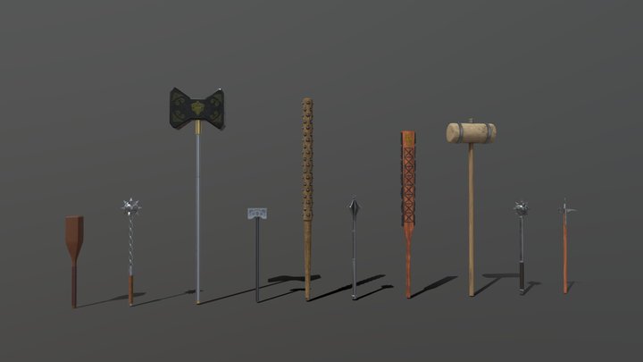 10 Maces/Clubs and War Hammers