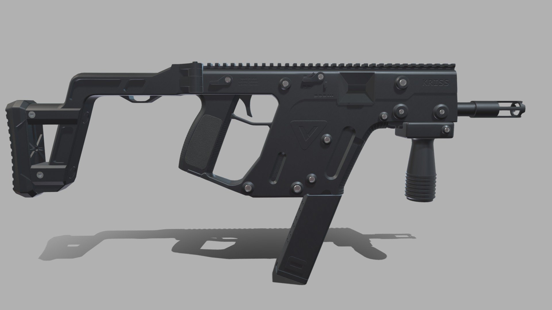 Kriss Vector - 3D model by robsonHM [10fd9a1] - Sketchfab