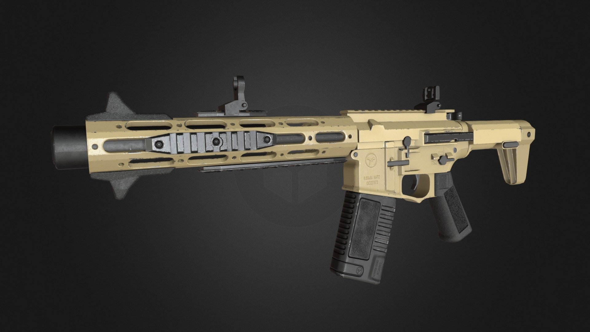 Ares Ameba M4 - 3D model by TDominguez [10fe02c] - Sketchfab