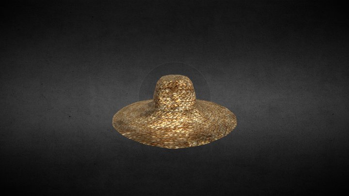 Chapéu Palha 3D Model