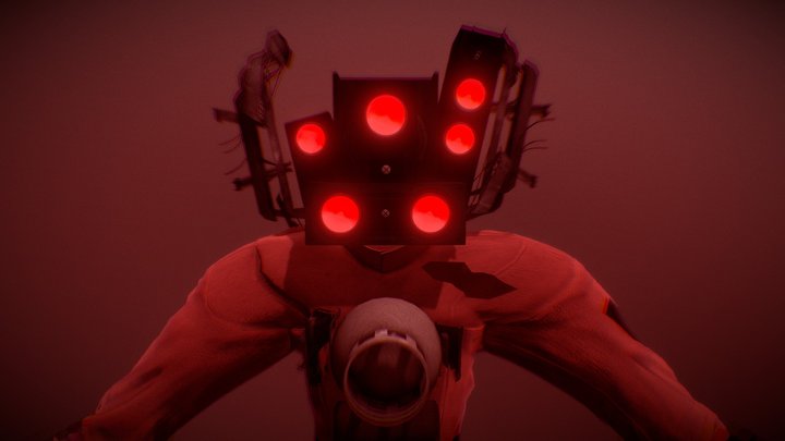 Injured Titan Speakerman V2 3D Model