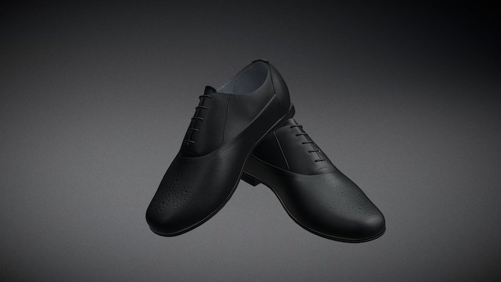 Man Shoe 3D Model