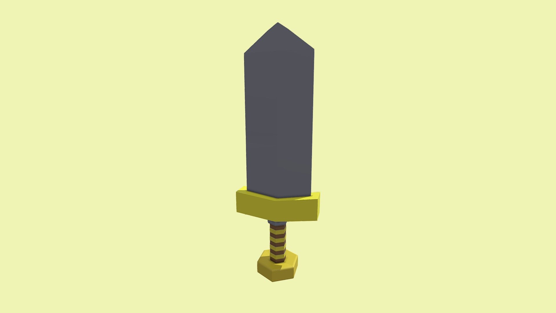 Low-Poly Sword - Download Free 3D model by H.KAnimationStudios [11008d3 ...