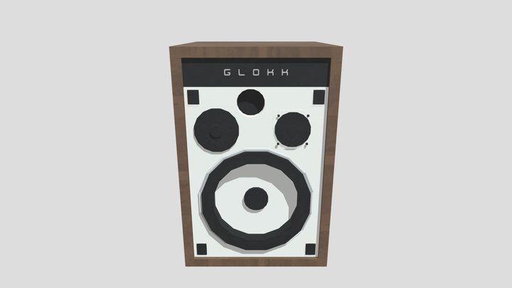 Speaker_large_wood_trim java 3D Model