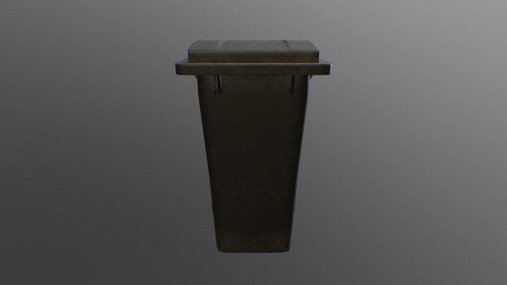 Trash Can 01 LP 3D Model