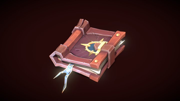 Witch boock 3D Model
