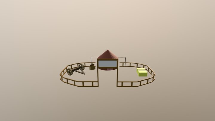 Old place game object 3D Model