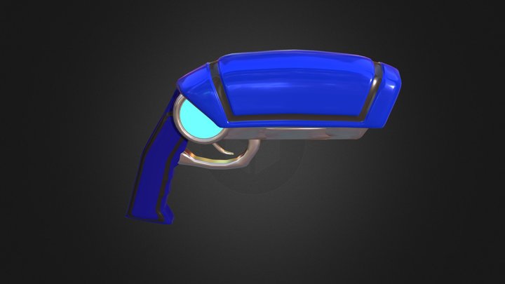 Plasma Pistol V1 3D Model