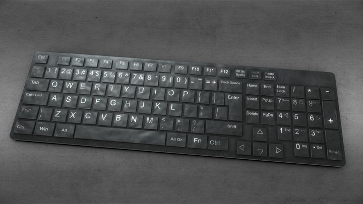 Keyboard 3D Model