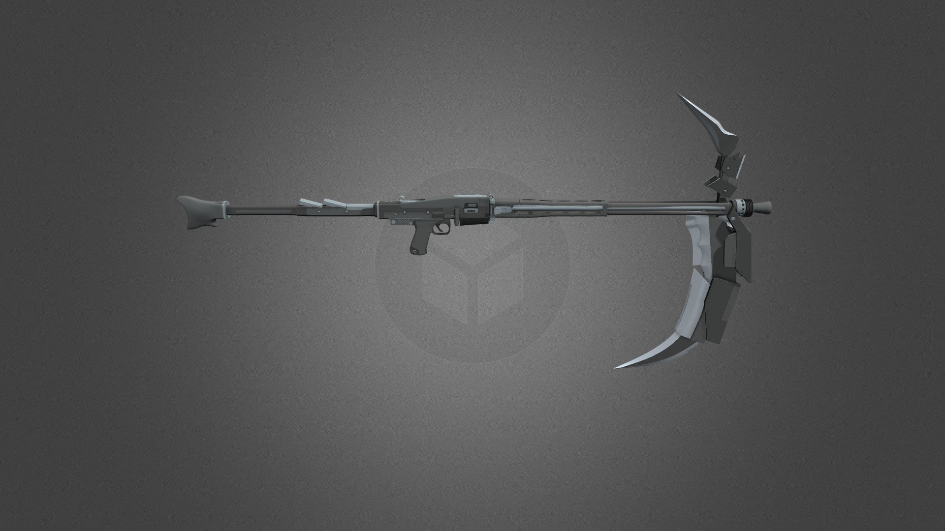 The Grimm Reaper Rwby Oc Weapon 3d Model By Denalcc1010 Denalcc1010 1103b53 Sketchfab