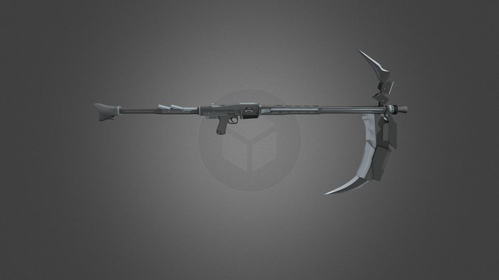 'The Grimm Reaper' - RWBY OC Weapon 3D Model