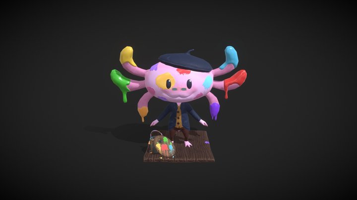 [School Project] Game Ready Character 3D Model