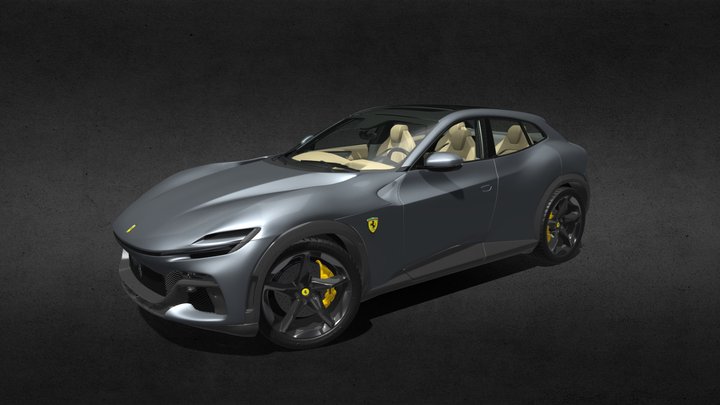 Ferrari Purosangue 3D Model
