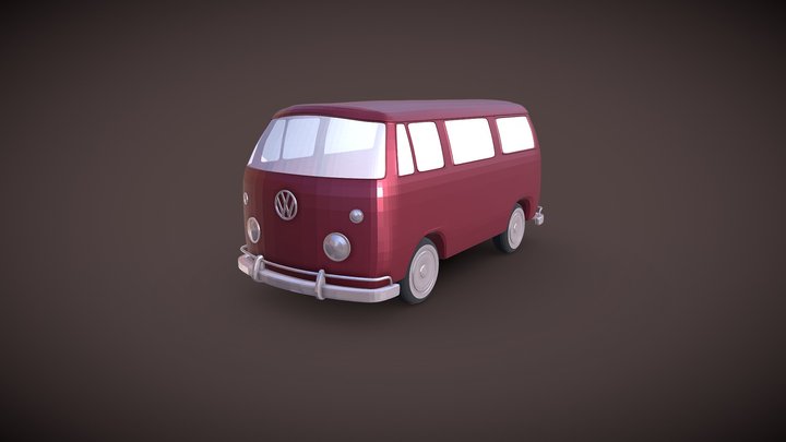 VW Combi (WorkInProgress) 3D Model
