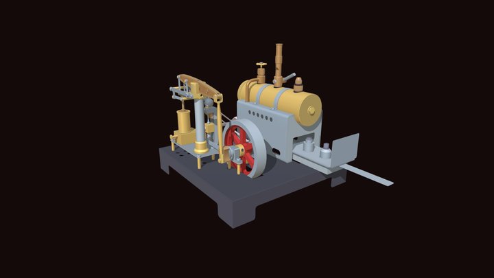 [XYZ] steam engine 3D Model