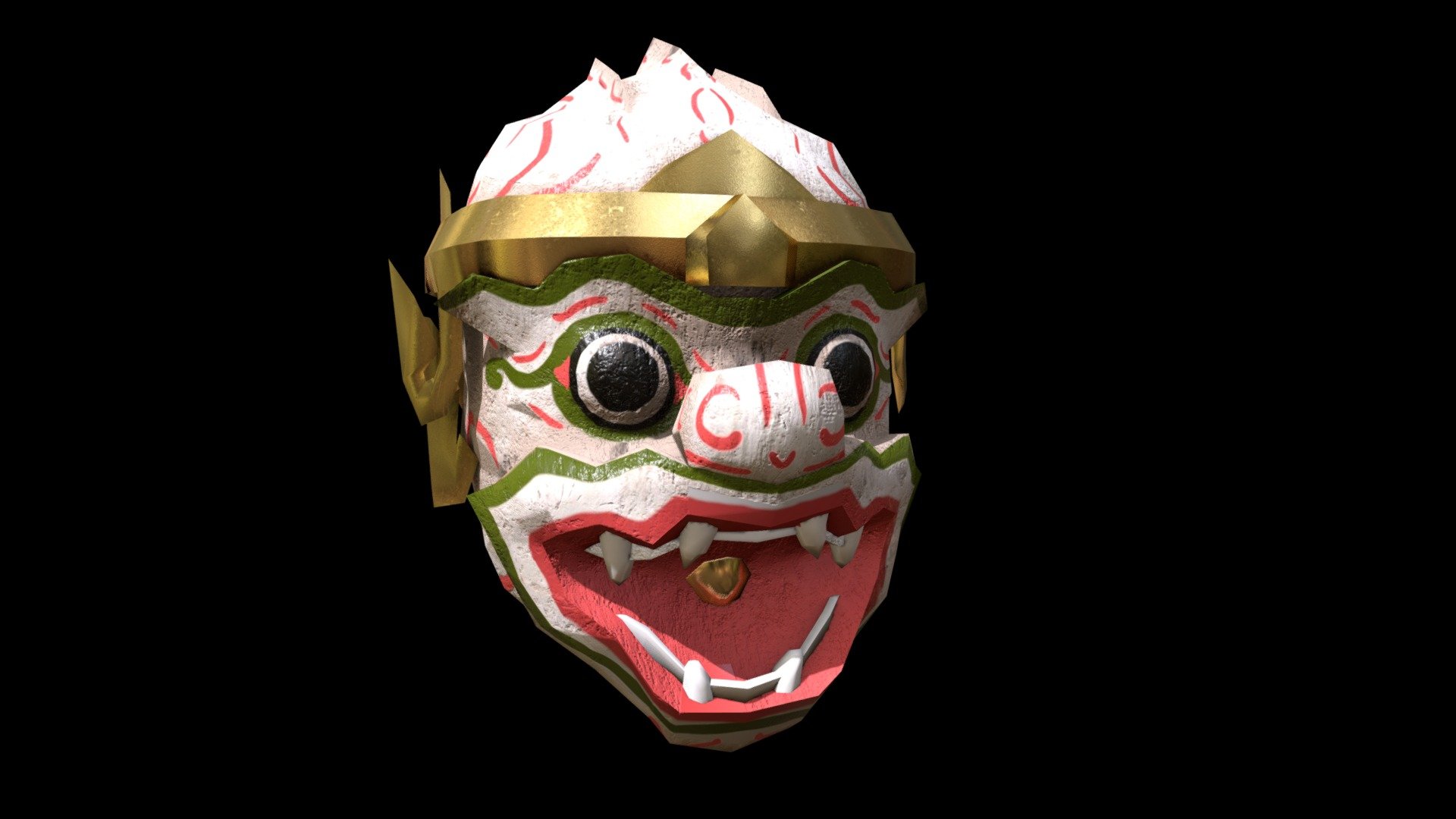 Lowpoly Hanuman By.Po0m