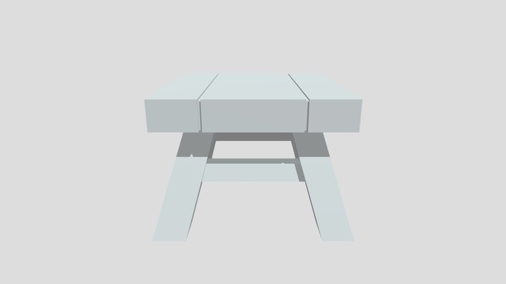 Stool With Lines For Sub Dived 3D Model
