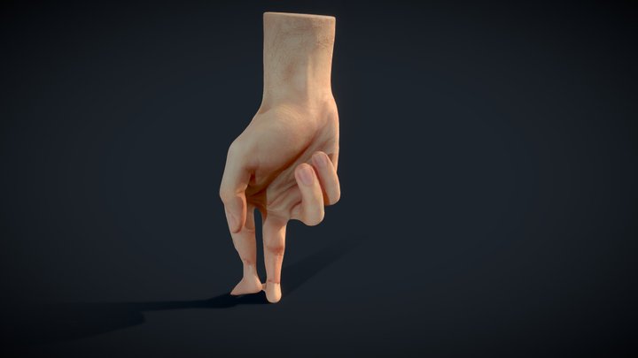 Walking hand 3D Model