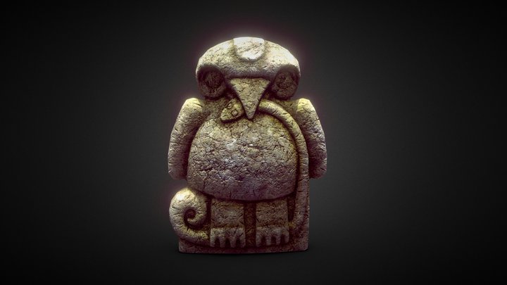 Eagle San Agustín Colombia 3D Model