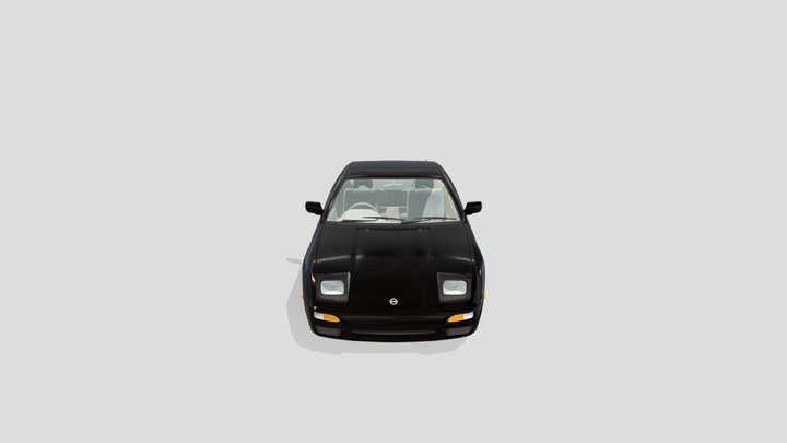 Nissan 180 SX 3D Model