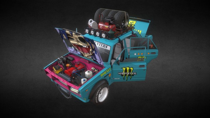 Vaz_2107_custom 3D Model