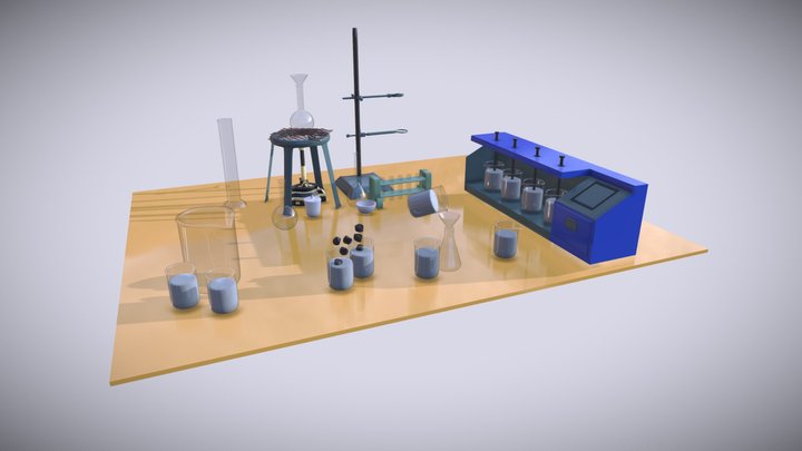 Laboratorio de quimica 3D Model