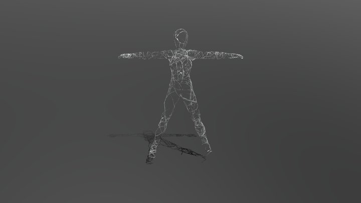 Line of Light Avatar Animation 3D Model