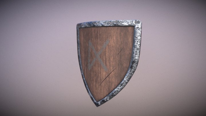 Simple shield 3D Model