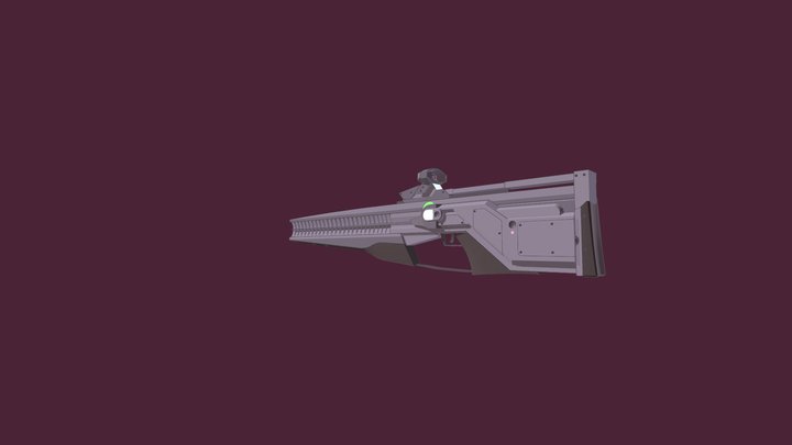 Bakizo syndicate's disruptor rifle 3D Model