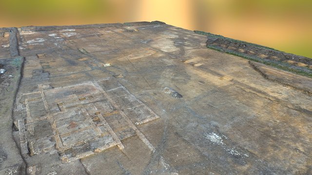 Site de l'Angoulaire à La Chapelle Saint-Ursin 3D Model