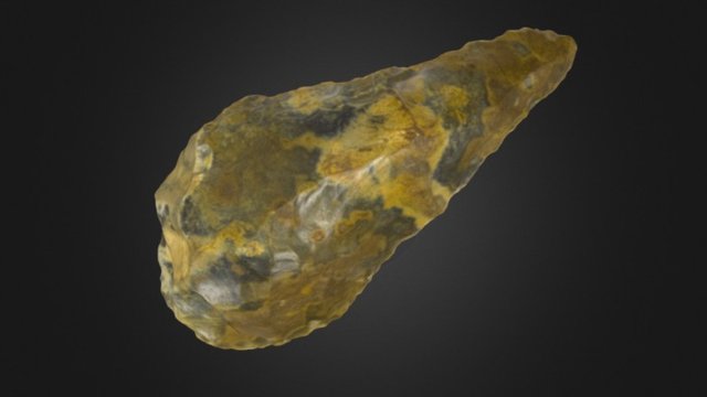 Palaeolithic Handaxe 3D Model