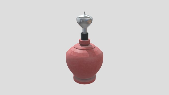 Lamp without shade 3D Model
