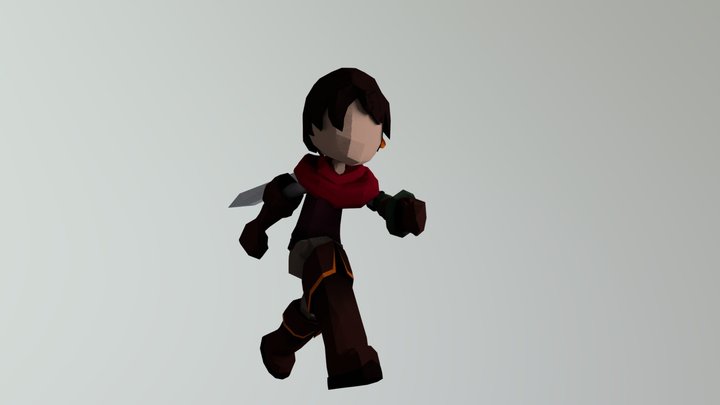 Platformer Character 3D Model