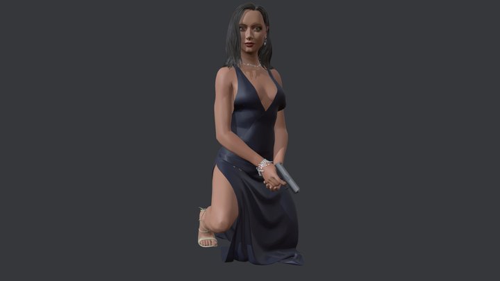 Paloma/agent007/JamesBond 3D Model