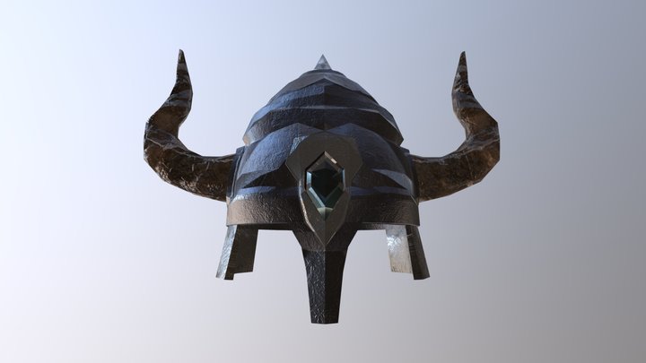 Berserker Helm 3D Model