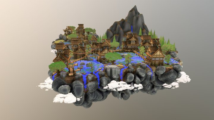 Rawaether Cove - Fishing Island 3D Model