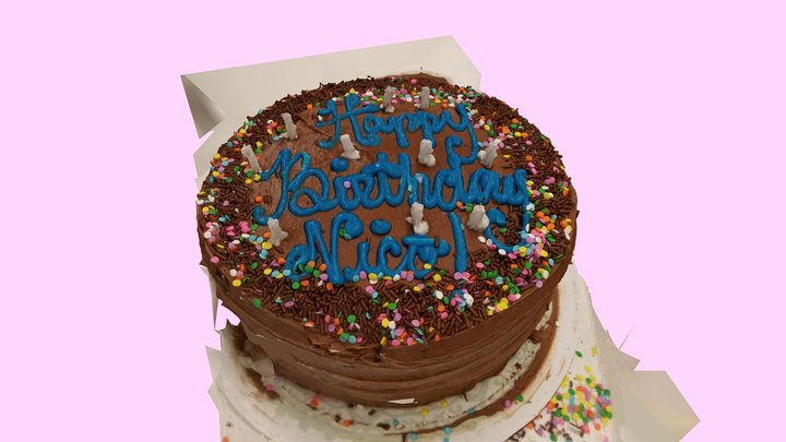 Nico's birthday cake 3D Model