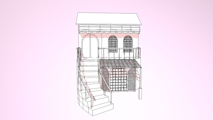 Hilltop Building 2 3D Model