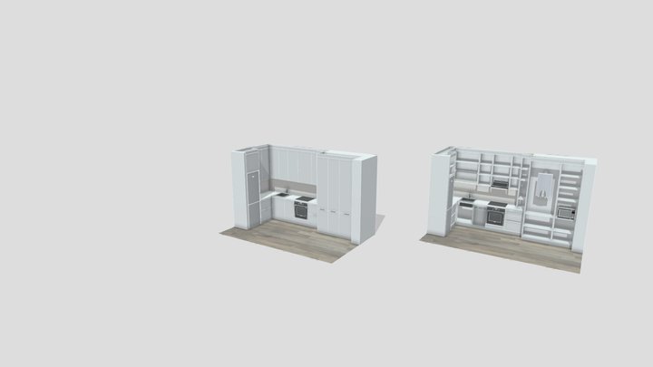 Екатерина кухня 3D Model